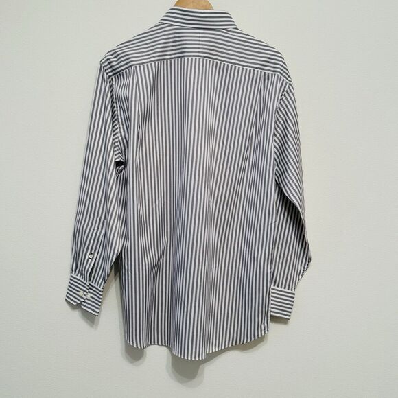 Tommy Bahama Men’s Button Up Shirt Size 15-1/2 32-33 Striped Pattern 100% Cotton - Picture 5 of 5